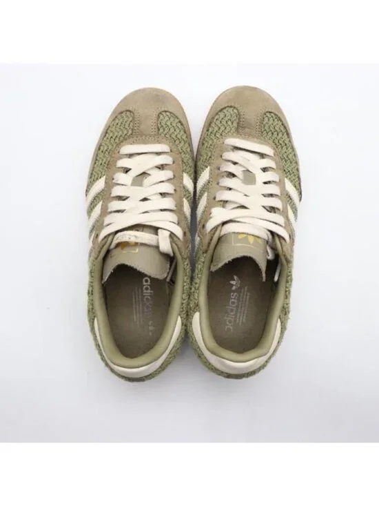 Adidas Samba OG Crochet Knit Pack Orbit Green Women's 6.5 Sneakers Shoes JR9447 - Picture 7 of 11